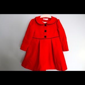 Christmas dress and coat set
